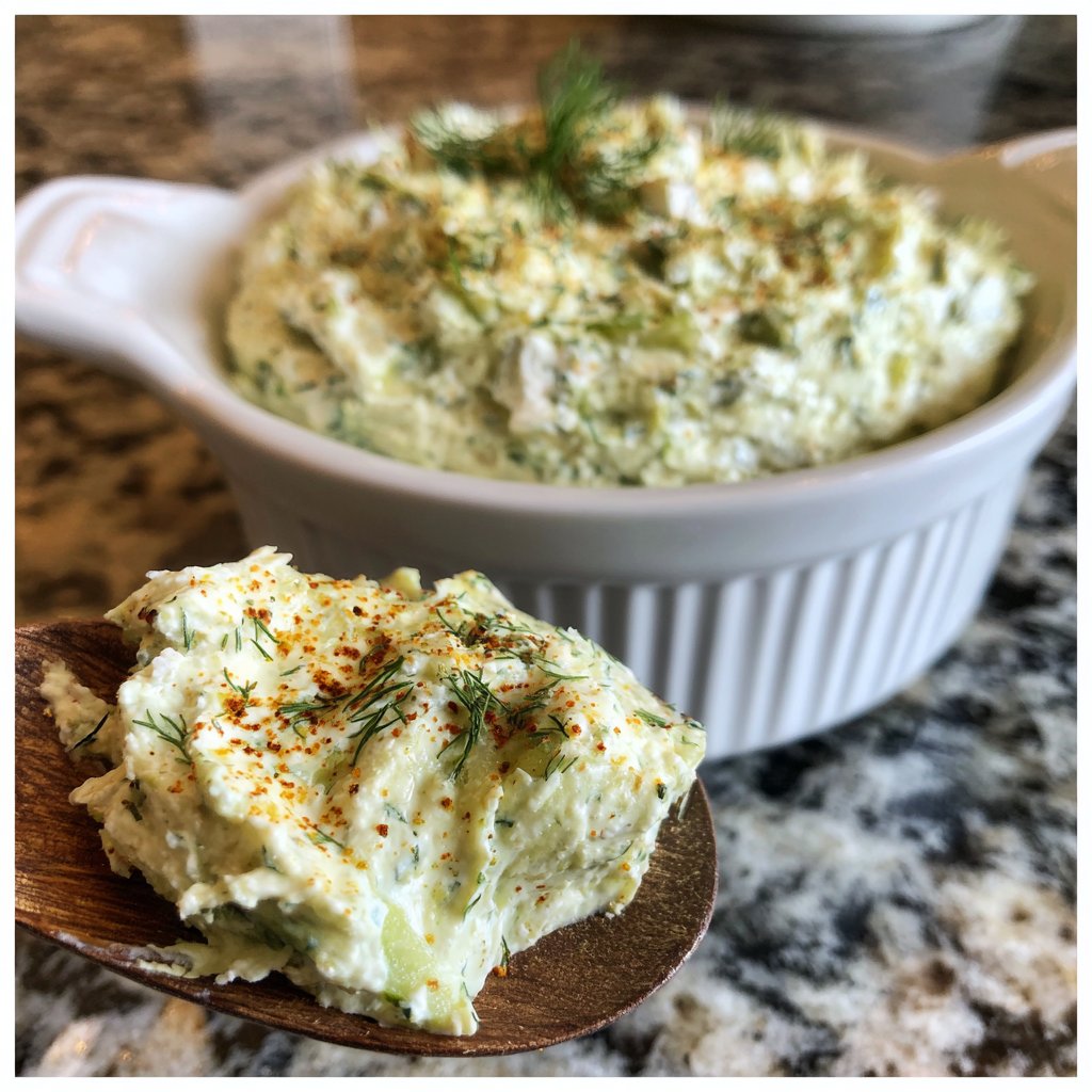 Cucumber and Herb Goat Cheese Dip