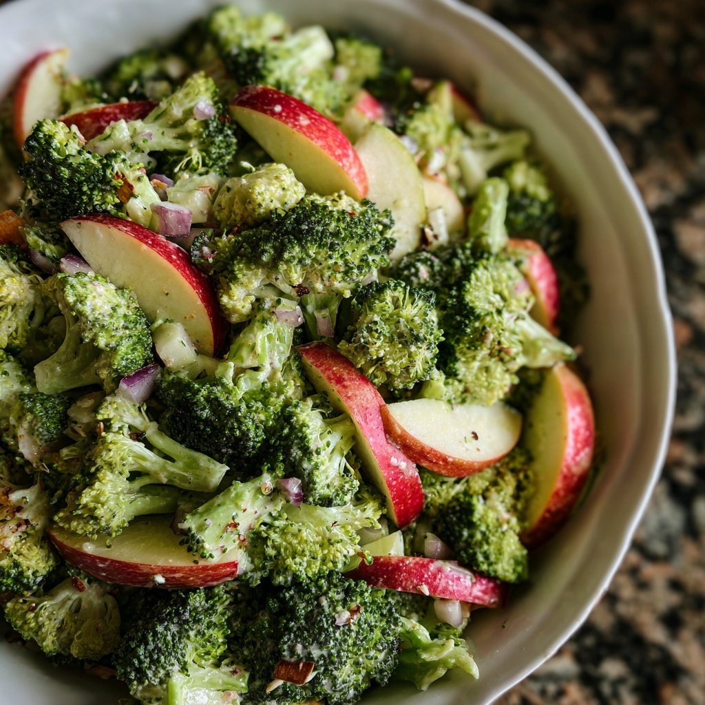 Crunchy Broccoli Apple Salad