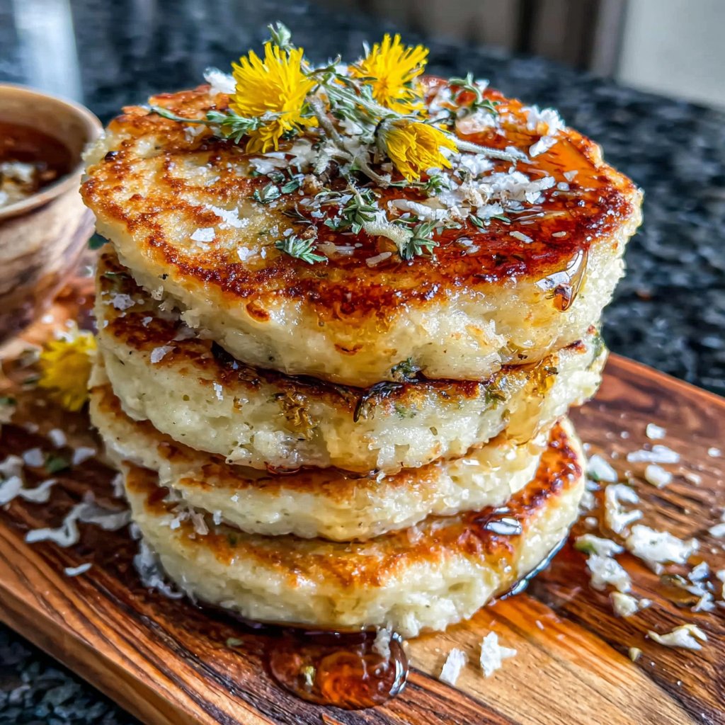 Fluffy Dandelion Pancakes for All