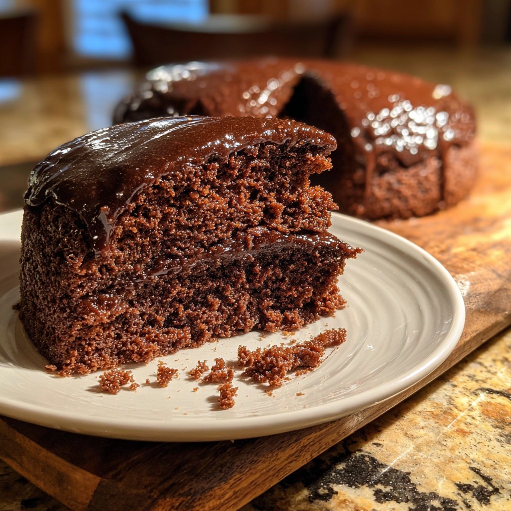 Fluffy Chocolate Pudding Cake