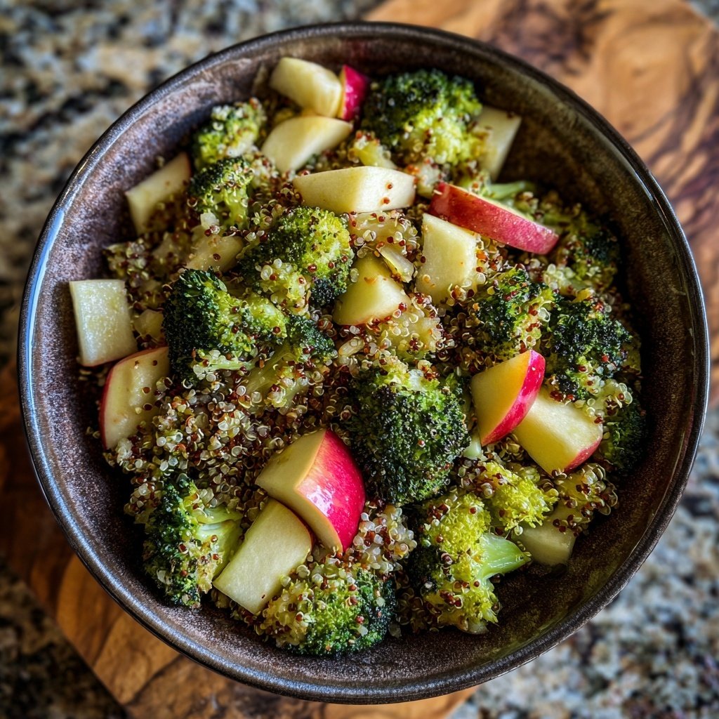 Broccoli and Apple Quinoa Bowl