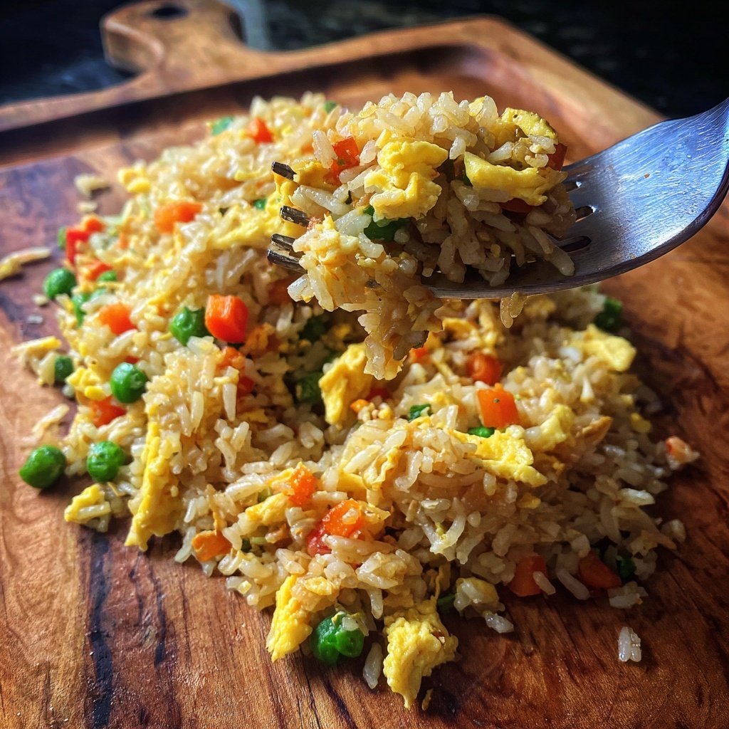 Quick 10 Minute Egg Fried Rice
