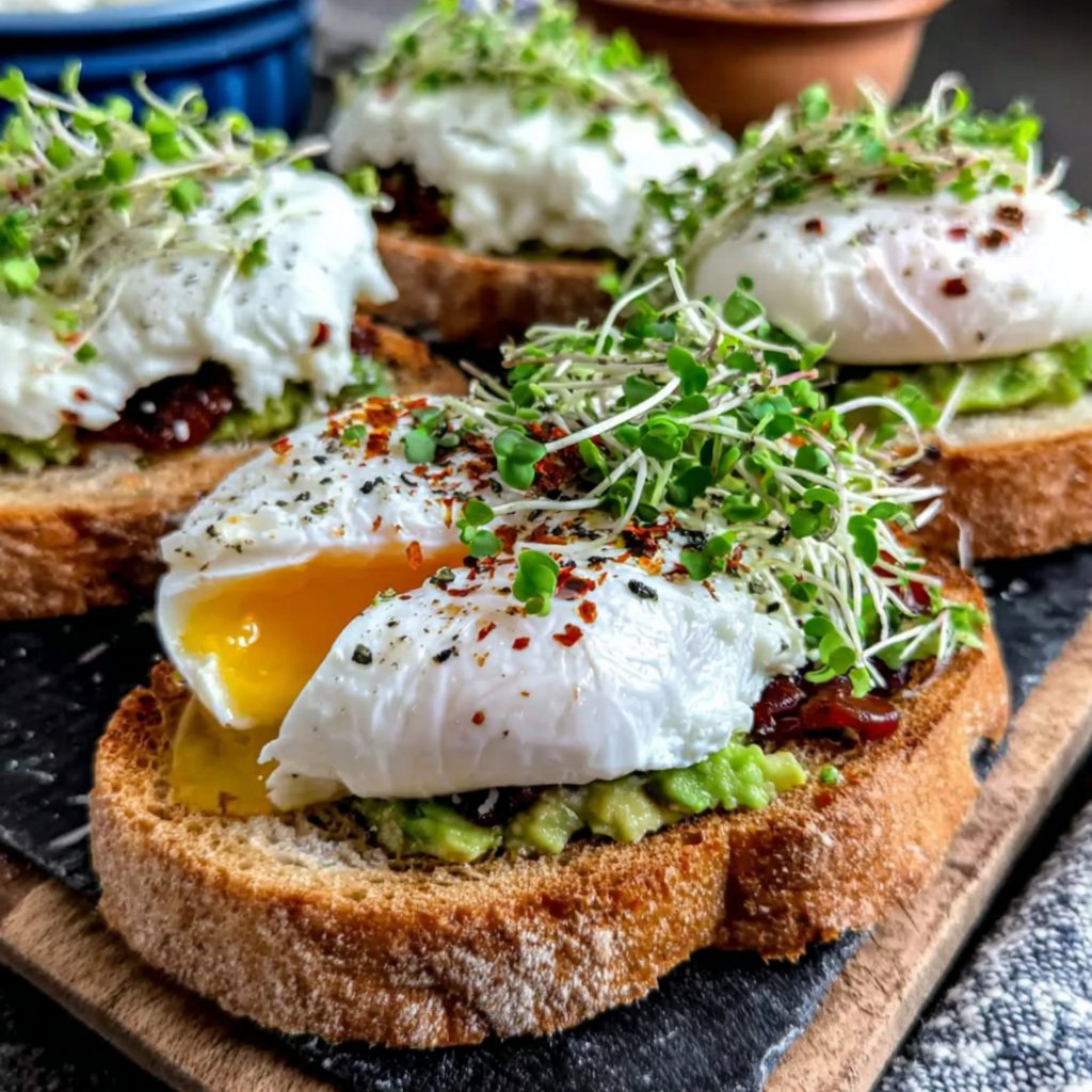 Avocado Toast with Poached Egg