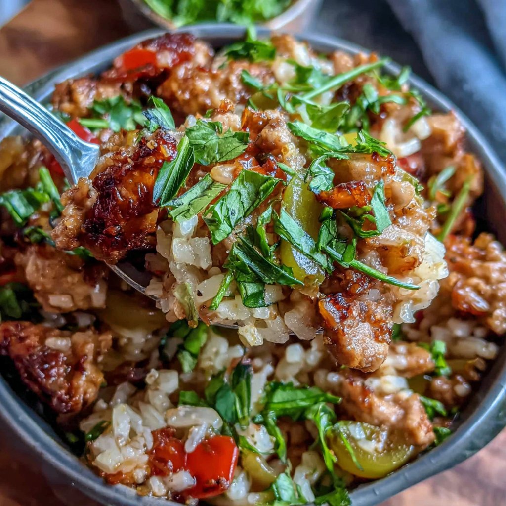 Spicy Turkey and Rice Bowl