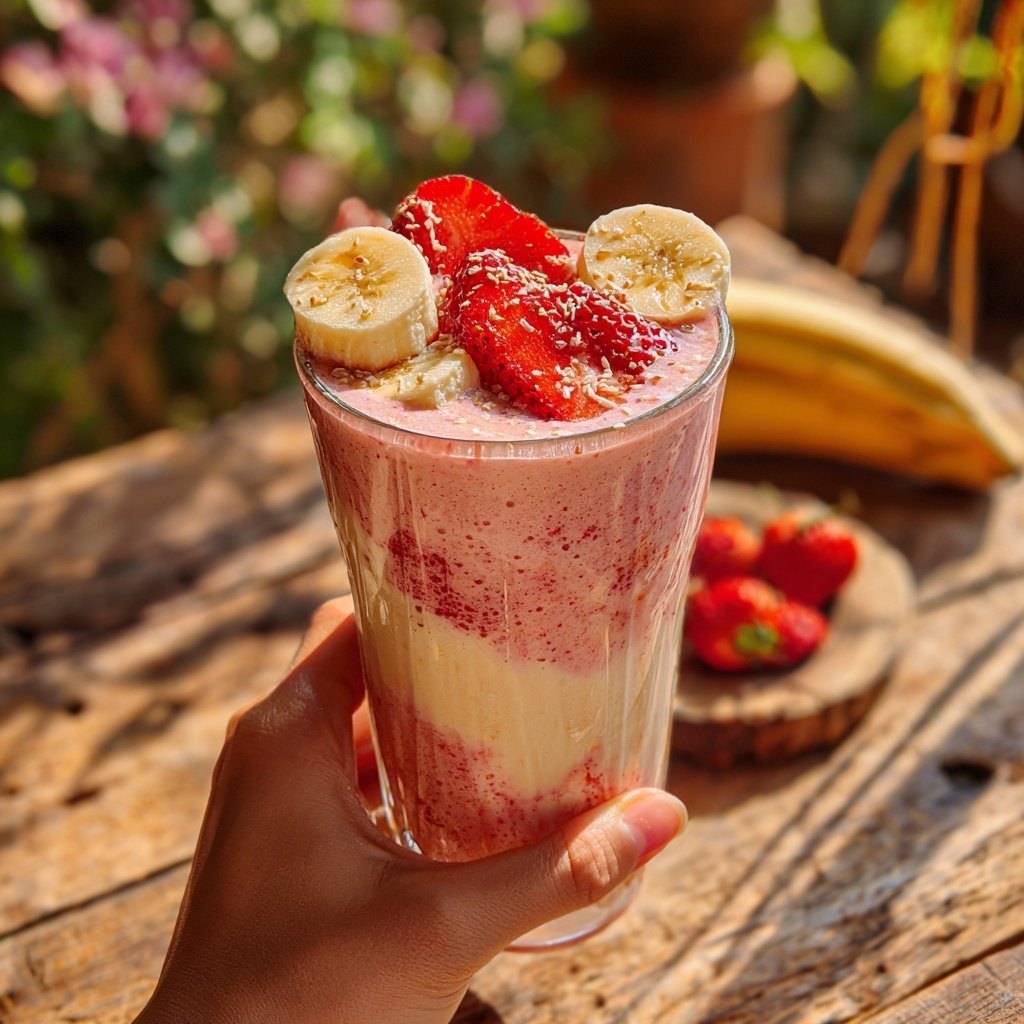 Bright Berry Banana Smoothie