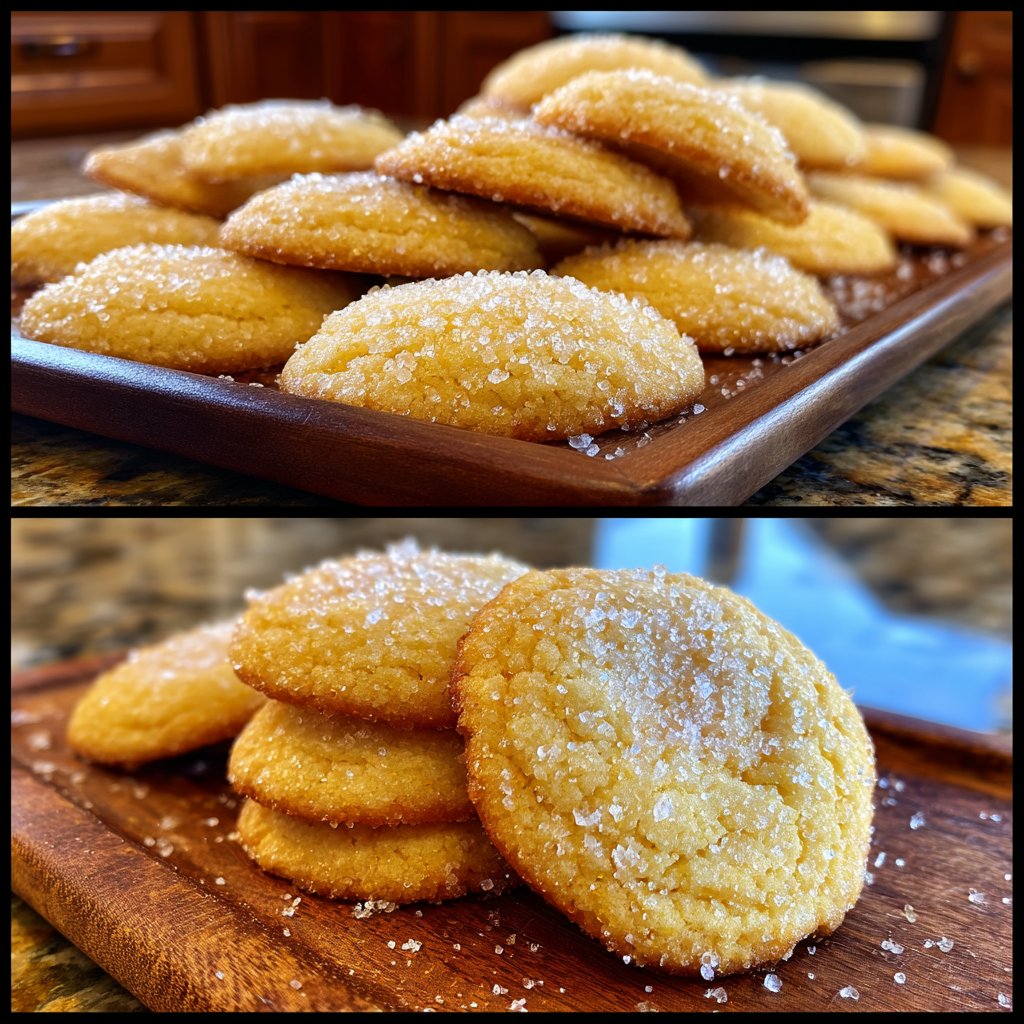 Honey Lemon Sugar Cookies
